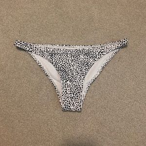 Dalmation print bikini bottom